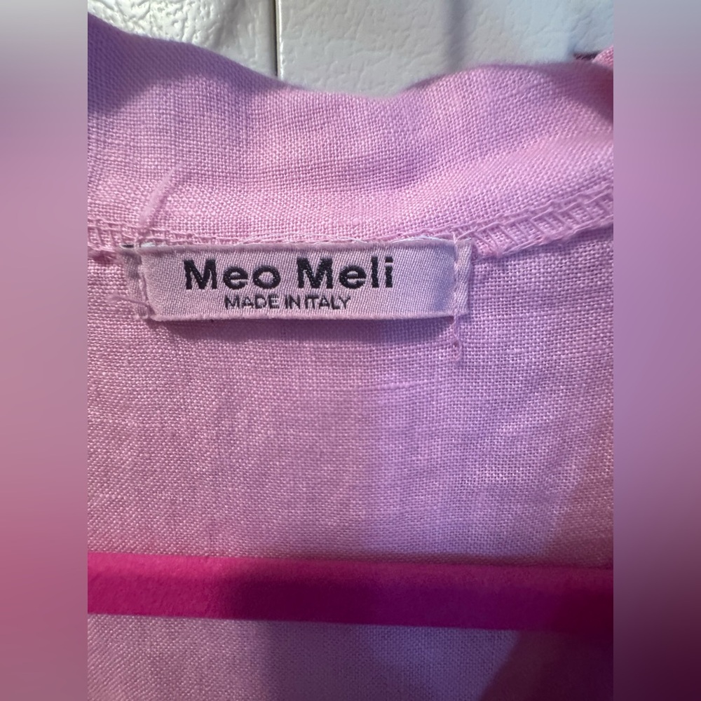 MEO MELI Linen Top and Short Set Sz - Picture 6 of 9